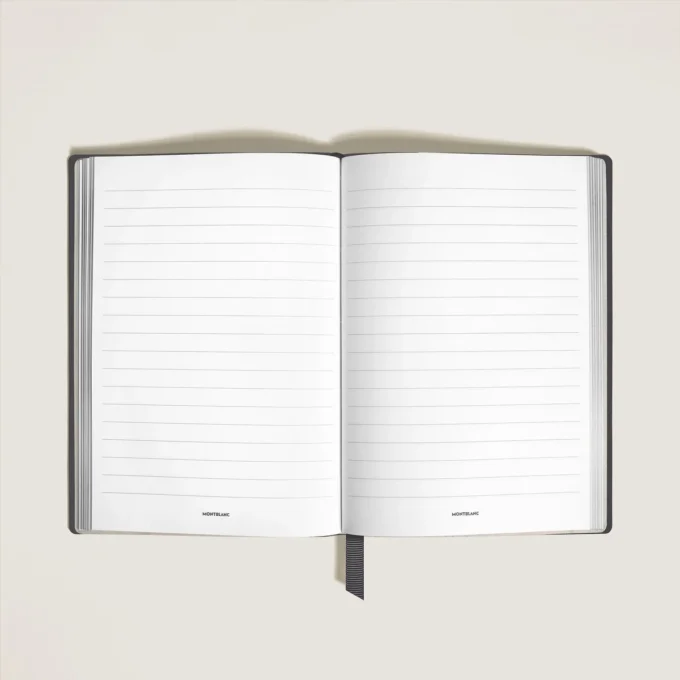 Medium Notebook in Soft Leather, Lined Pages