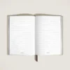 Medium Notebook in Soft Leather, Lined Pages