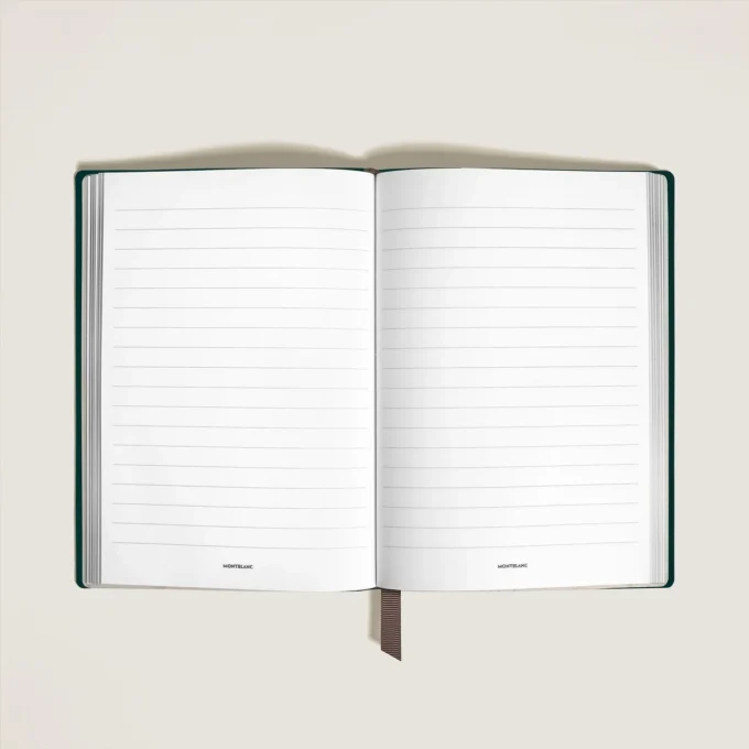 Medium Notebook in Soft Leather, Lined Pages