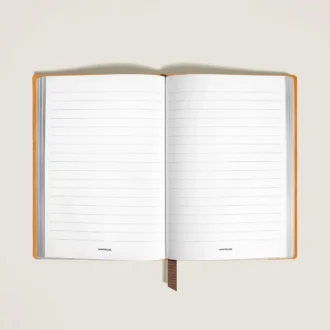 Medium Notebook in Soft Leather, Lined Pages