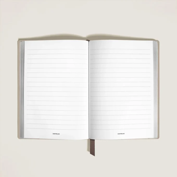 Medium Notebook in Soft Leather, Lined Pages