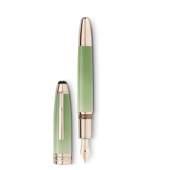 Meisterstück Calligraphy Solitaire Celadon Dégradé Fountain Pen Curved Nib