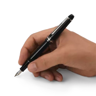 Meisterstück Platinum-Coated Classique Fountain Pen (F)