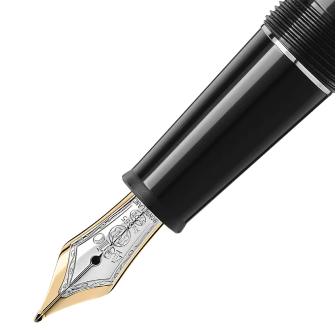 Meisterstück Platinum-Coated Classique Fountain Pen (F)