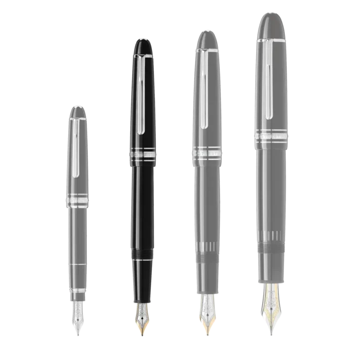 Meisterstück Platinum-Coated Classique Fountain Pen (F)