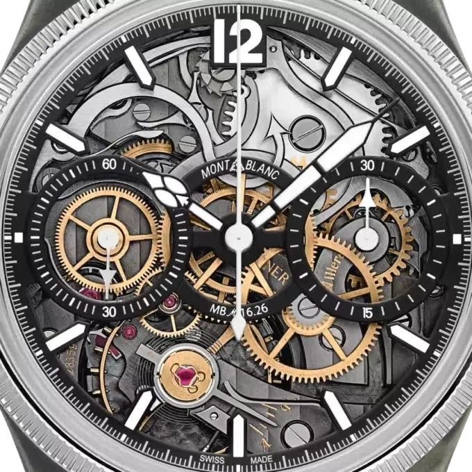Montblanc 1858 The Unveiled Secret Minerva Monopusher Chronograph Limited Edition – 88 pieces