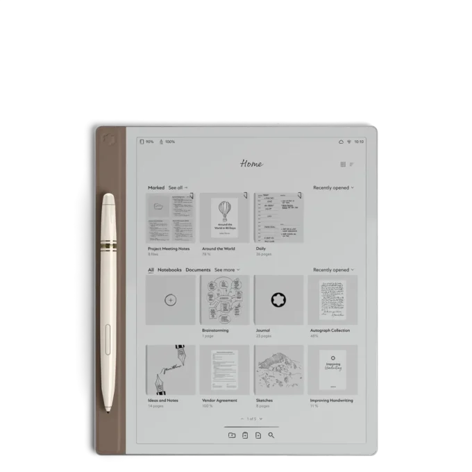 Montblanc Digital Paper Elixir Gold color