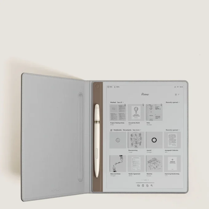 Montblanc Digital Paper Elixir Gold color