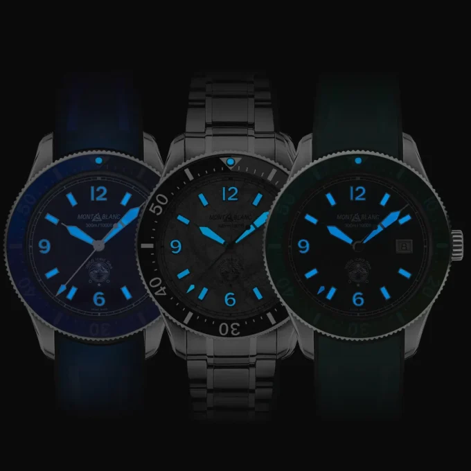 Montblanc Iced Sea Automatic Date Coffret Limited Edition – 191 pieces
