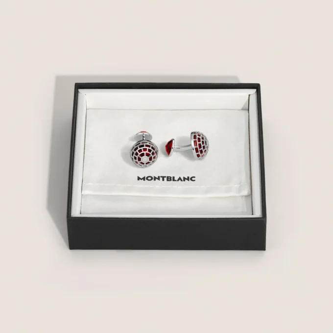 Montblanc Meisterstück Cufflinks with Jasper Stone