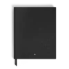 Notebook Large, Black Leather, Black, Lined Pages