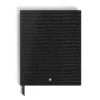 Notebook Large, Croco-Embossed Leather, Black – Lined Pages