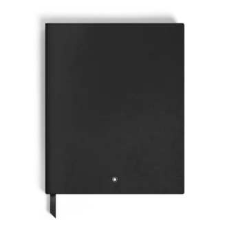 Notebook Large, Saffiano Leather, Black – Blank Pages