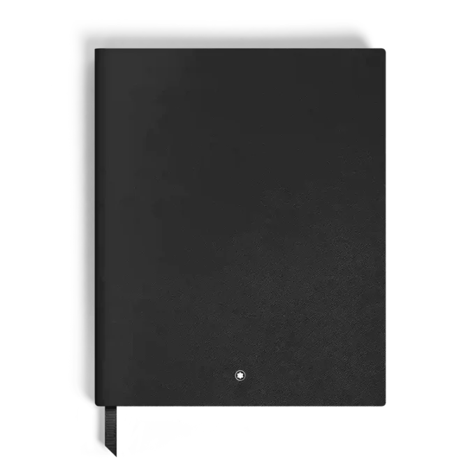 Notebook Large, Saffiano Leather, Black – Blank Pages