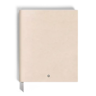 Notebook Large, Saffiano Leather, Cloudy Beige – Lined Pages
