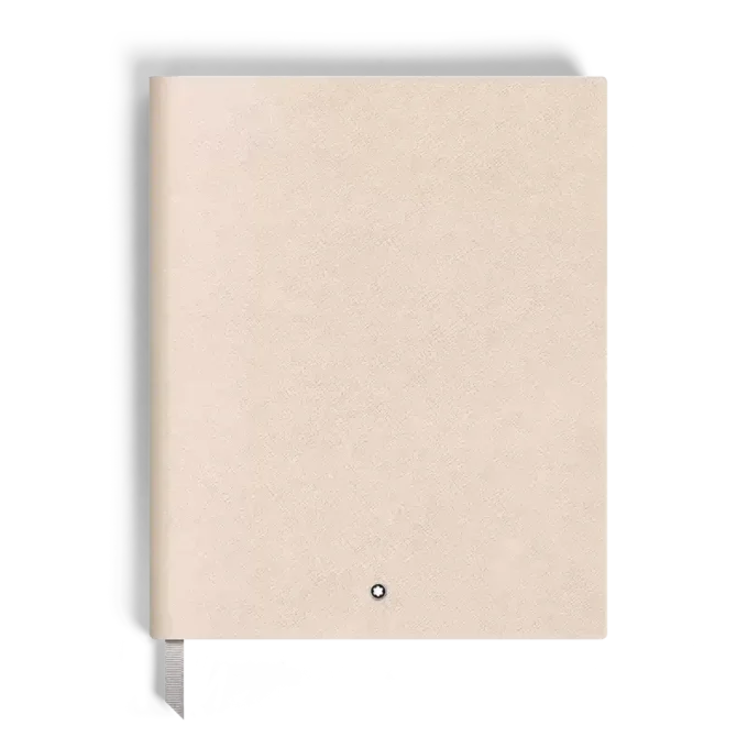 Notebook Large, Saffiano Leather, Cloudy Beige – Lined Pages