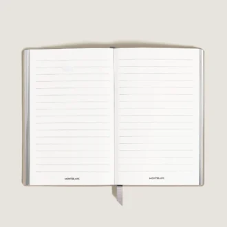 Notebook Large, Saffiano Leather, Cloudy Beige – Lined Pages