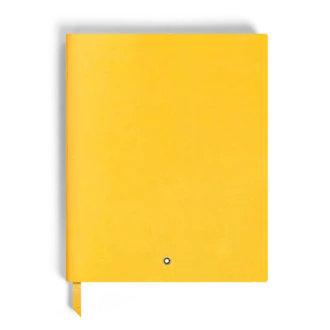 Notebook Large, Saffiano Leather, Modena Yellow – Lined Pages
