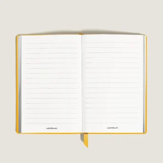 Notebook Large, Saffiano Leather, Modena Yellow – Lined Pages