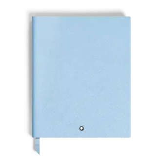 Notebook Large, Saffiano Leather, Pale Blue – Lined Pages