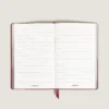 Notebook Large, Saffiano Leather, Red – Lined Pages