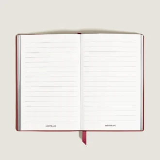 Notebook Large, Saffiano Leather, Red – Lined Pages