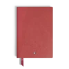 Notebook Medium, Brick Red Leather, Red, Lined Pages