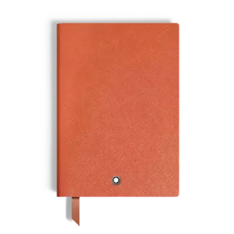 Notebook Medium, Cayenne Leather, Burgundy, Lined Pages