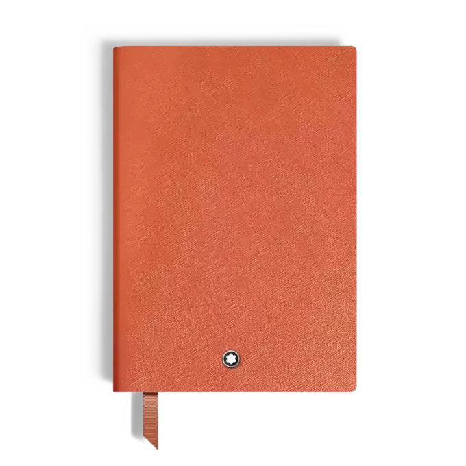 Notebook Medium, Cayenne Leather, Burgundy, Lined Pages