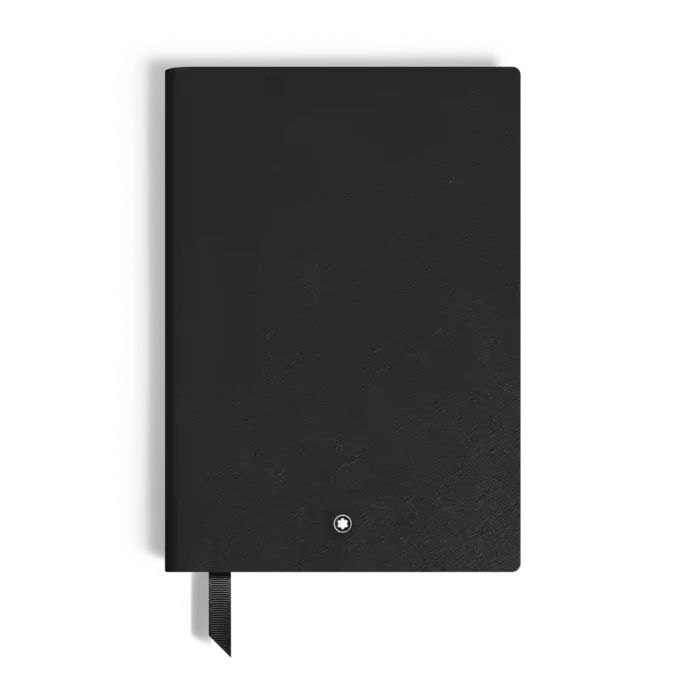 Notebook Medium, Saffiano Leather, Black – Squared Pages