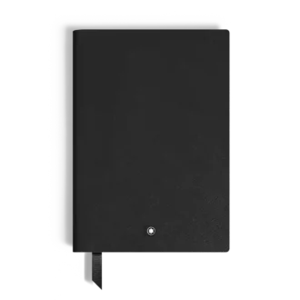 Notebook Medium, Saffiano Leather, Black – Lined Pages
