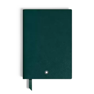 Notebook Medium, Saffiano Leather, British Green – Lined Pages