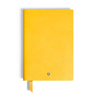 Notebook Medium, Saffiano Leather, Modena Yellow – Lined Pages