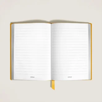 Notebook Medium, Saffiano Leather, Modena Yellow – Lined Pages