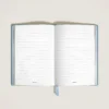 Notebook Medium, Saffiano Leather, Pale Blue – Lined Pages Notebook Medium, Saffiano Leather, Pale Blue – Lined Pages