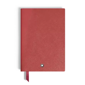 Notebook Medium, Saffiano Leather, Red – Blank Pages