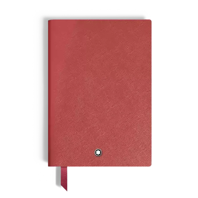 Notebook Medium, Saffiano Leather, Red – Squared Pages