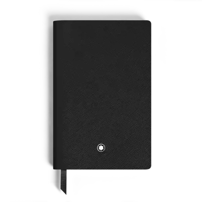 Notebook Small, Black Leather, Black, Lined Pages Notebook Small, Black Leather, Black, Lined Pages