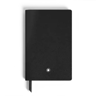 Notebook Small, Saffiano Leather, Black – Blank Pages