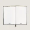 Notebook Small, Saffiano Leather, Black – Blank Pages