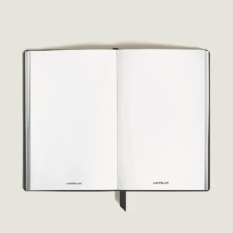 Notebook Small, Saffiano Leather, Black – Blank Pages