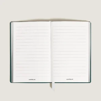 Notebook Small, Saffiano Leather, British Green – Lined Pages