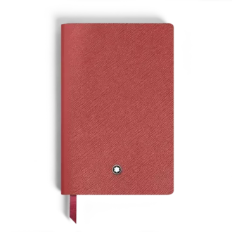 Notebook Small, Saffiano Leather, Red – Blank Pages