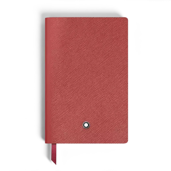 Notebook Small, Saffiano Leather, Red – Blank Pages