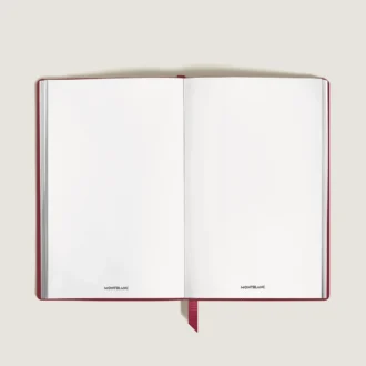 Notebook Small, Saffiano Leather, Red – Blank Pages