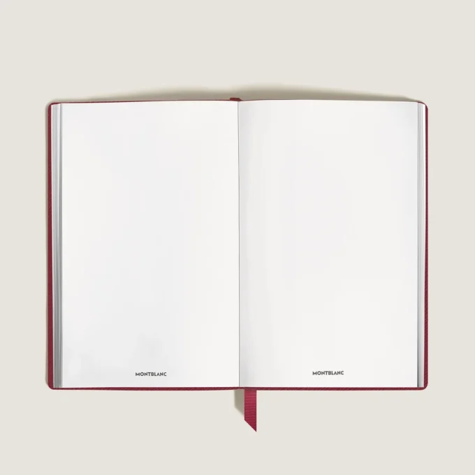 Notebook Small, Saffiano Leather, Red – Blank Pages