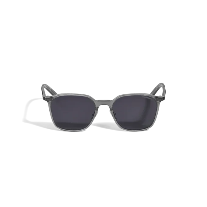 Oval Acetate Grey Frame Sunglasses