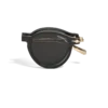 Oval foldabale Sunglasses with Black Coloured Injected Frame