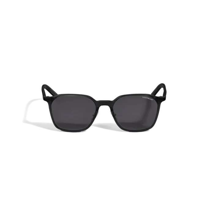 Oval Sunglasses with Acetate Black Frame Sunglasses