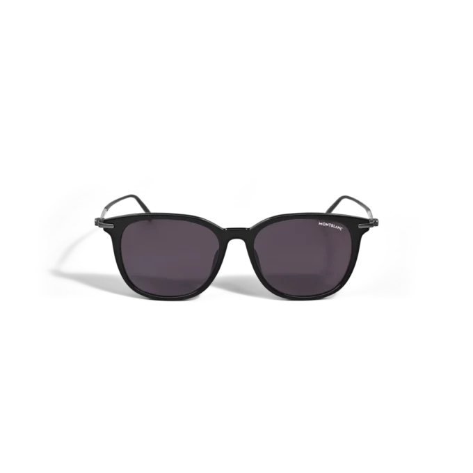 Rectangular Acetate Black Frame Sunglasses